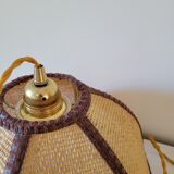 Rattan flower suspension