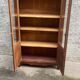Oak library 1950s French Design Art Deco display cabinet