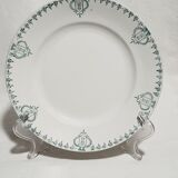 Lot de 10 assiettes plates en terre de fer