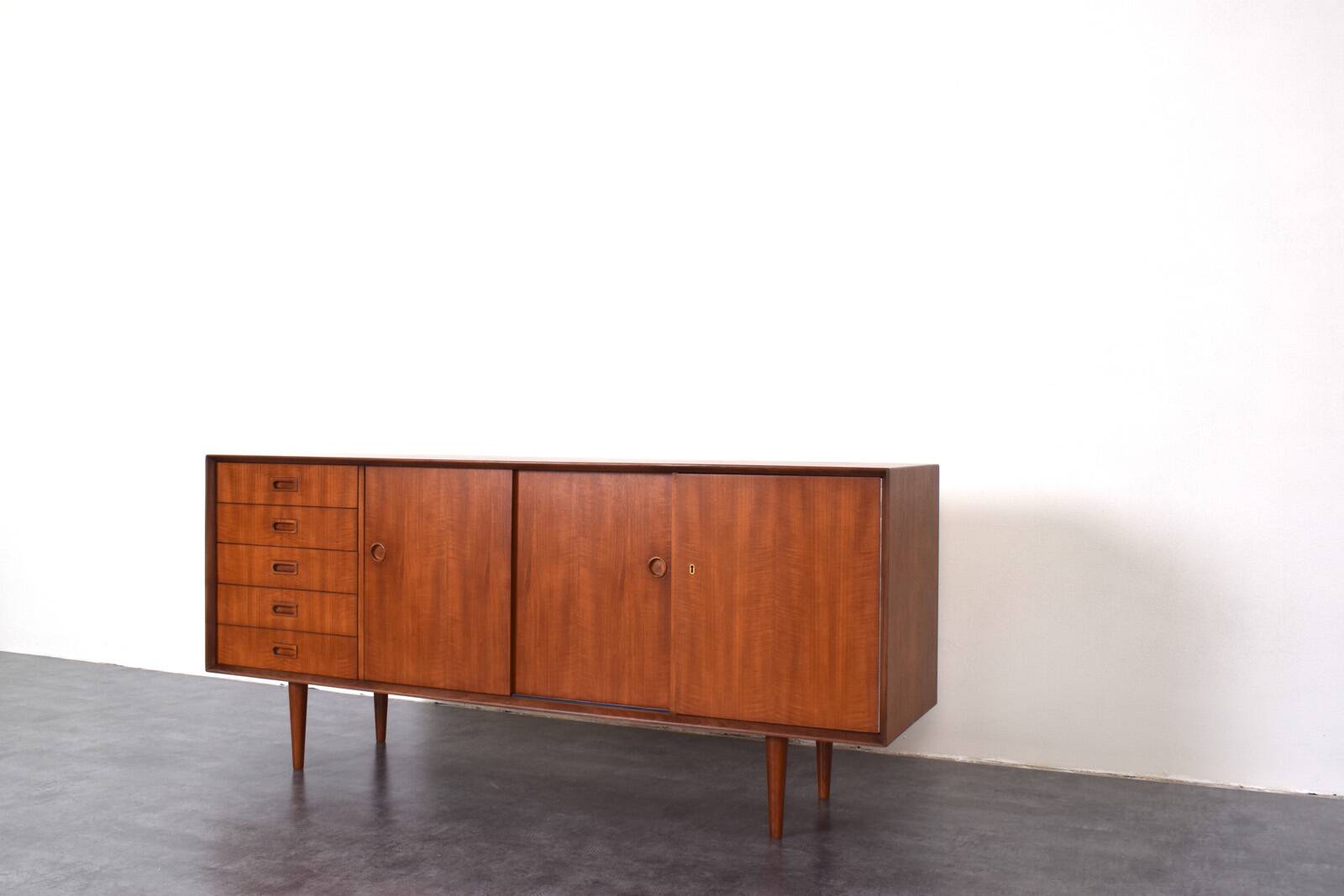 Mid-Century Danish Teak Sideboard, 1960s.