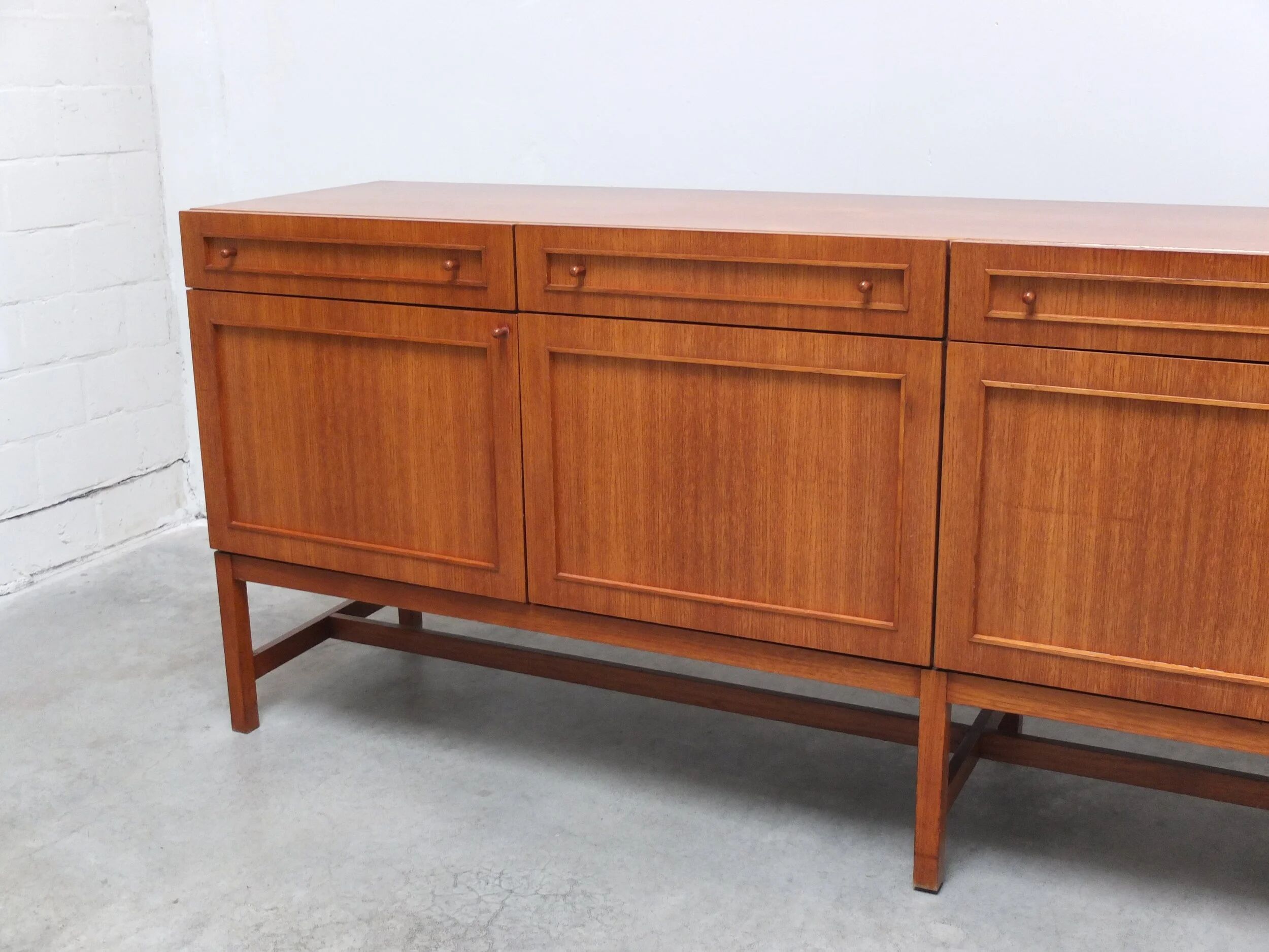 Large decorative sideboard by Oswald Vermaercke for V-Form, 1966