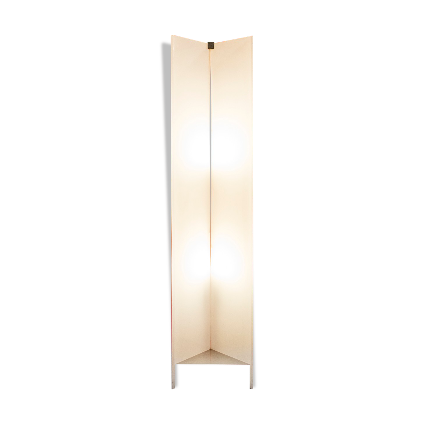 Floor lamp in plexiglas and steel Italia Anni '60