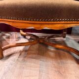 Paire de fauteuils en velours