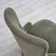 1970s, Danish armchair, green furniture velour.