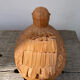 Vintage woven rattan duck box