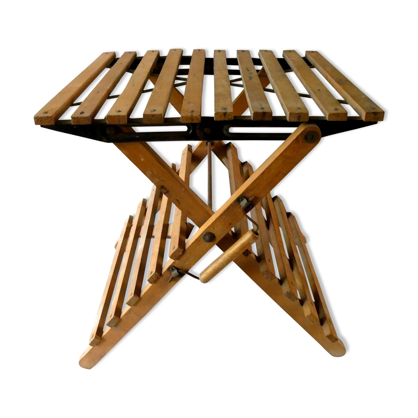 Folding wooden and metal, 1950s