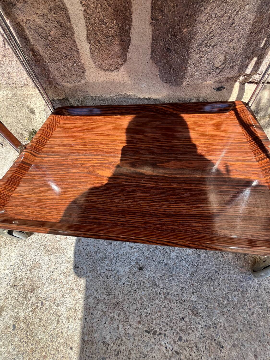 Vintage serving trolley