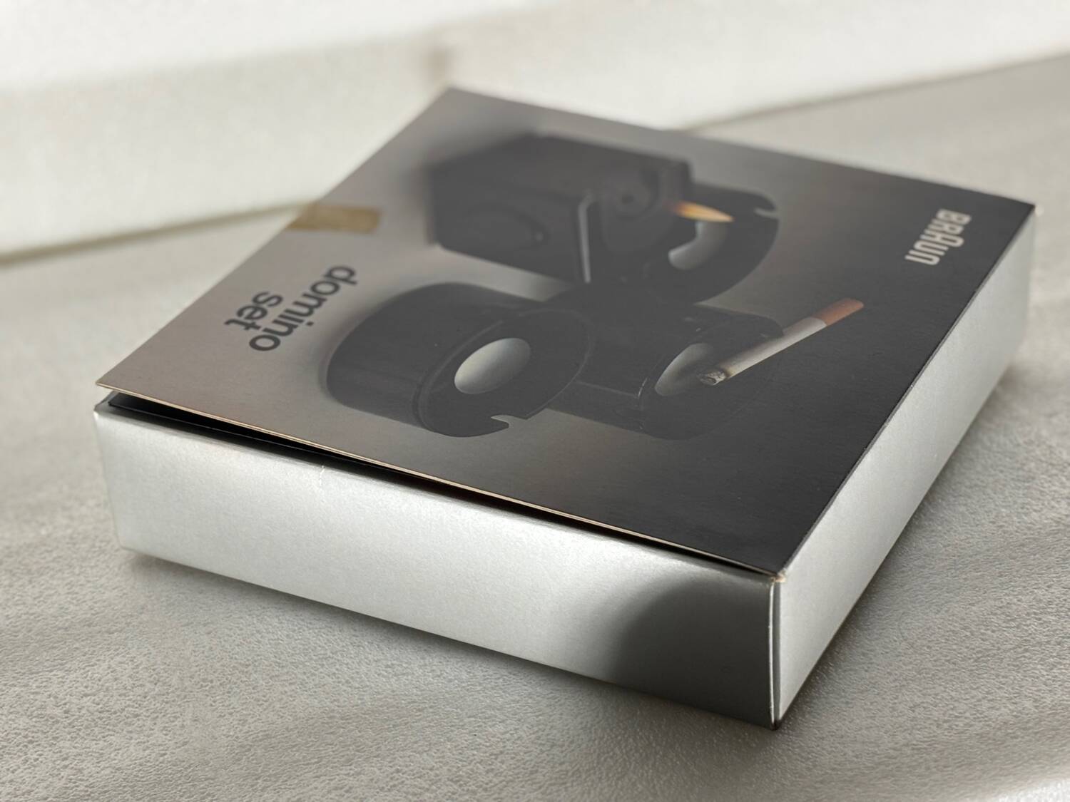 Braun Domino Smoking Set Designer Dieter Rams  Complete with Box