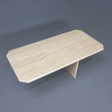 Vintage travertine coffee table, 1970s