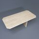 Vintage travertine coffee table, 1970s