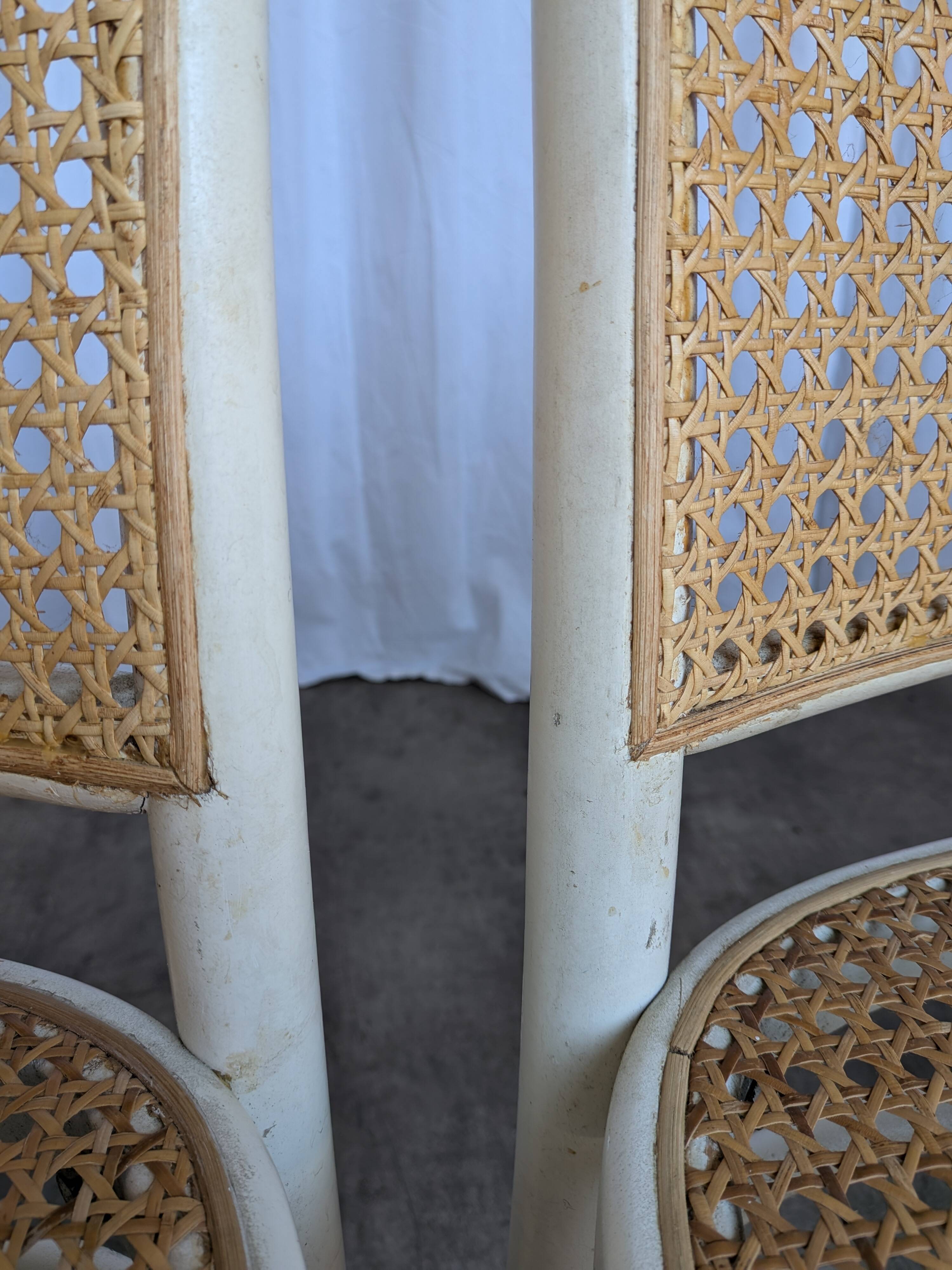 Set of 4 Thonet Style 811 Cane Chair: Josef Hoffman Mid-Century Modern Furn