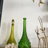 Vintage green Empoli carafe