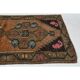 Vintage Turkish Oushak Handmade Wool Cotton Brown Runner Rug 128296