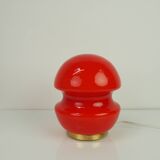 All Glass Table Lamp by Valasske Mezirici, 1960s, Czechoslovakia