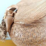 Decorative terracotta vase