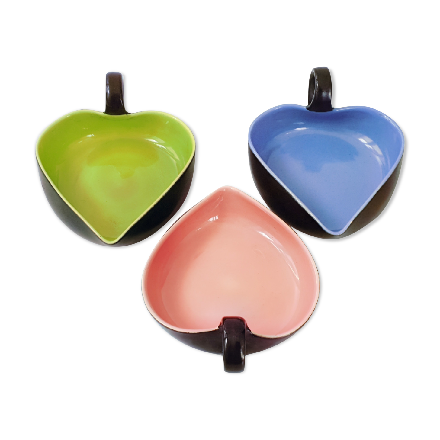 Suite of 3 vintage pockets 1960