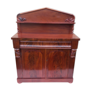 Buffet à gradin en placage d'acajou