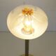 Mazzega Vintage Desk Lighting Murano Glass Mushroom Floor Lamp Italy 1970's