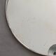 Art Deco top silver metal and mirror