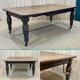 English nineteenth oak table with 1 crank extension