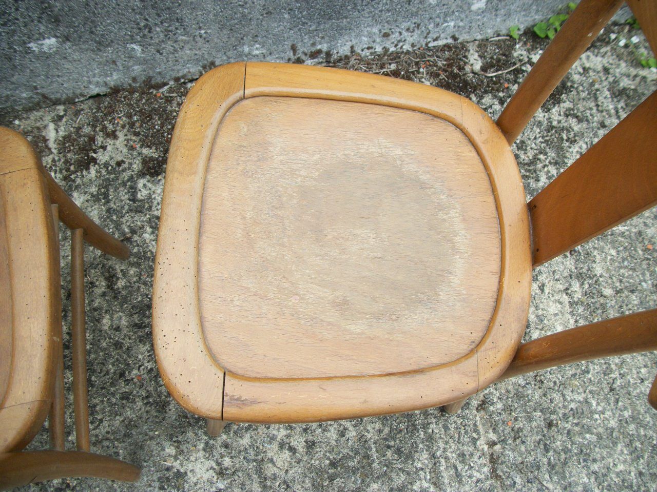 Pair of bistro chairs