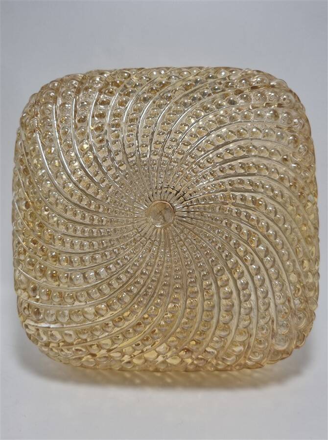 Iridescent glass ceiling light