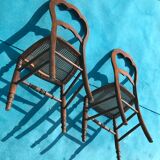 Pair of cane chairs