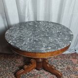 Table Guéridon Louis Philippe en noyer