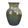 Muddled Sandstone Vase, Puisaye,Beautiful Signature of Incurvé Artist