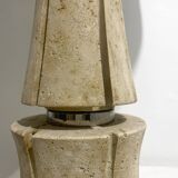 Travertine table lamp