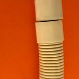 Hebi cream Snake lamp Isao Hosoe for Valenti 1970