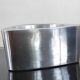 Large Candle Holder / Vintage Photophore IKEA Brushed Aluminium 90s