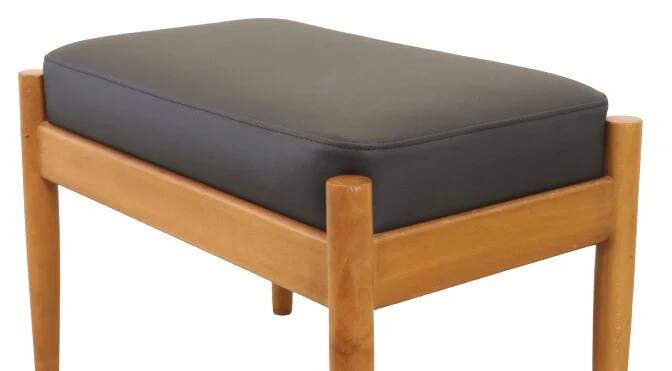 Danish Footrest new upholstery
