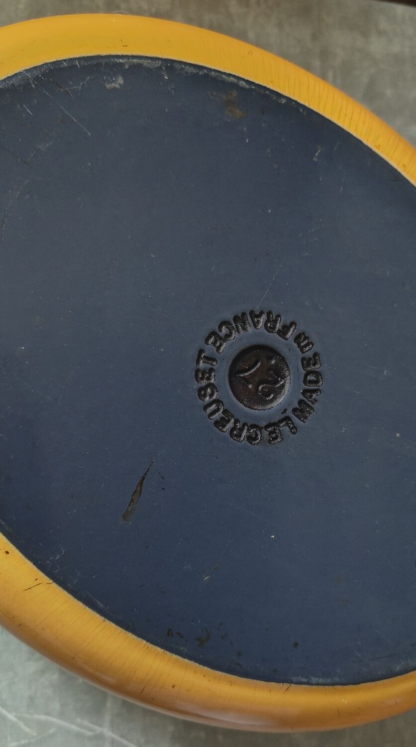 Le Creuset Yellow Oval Casserole