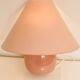 Vintage IKEA 80s sconce. A wall mounted lamp classic semi-round in pink