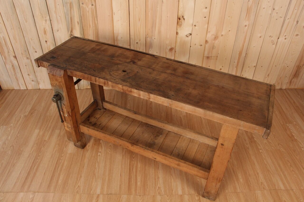 Former beech industrial workbench