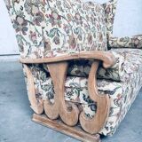 High Wing Back 3-Seater Sofa, 1900s