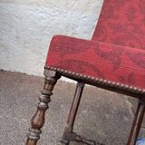 Louis XIII style red chairs