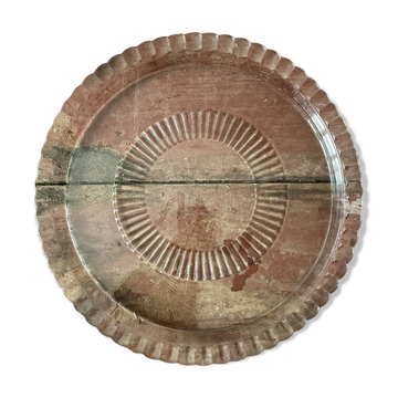 Large round daisy pie dish
