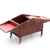 Scandinavian rosewood roller bar from Rio