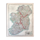 Carte ancienne L’Irlande de Keith Johnston - XIXe