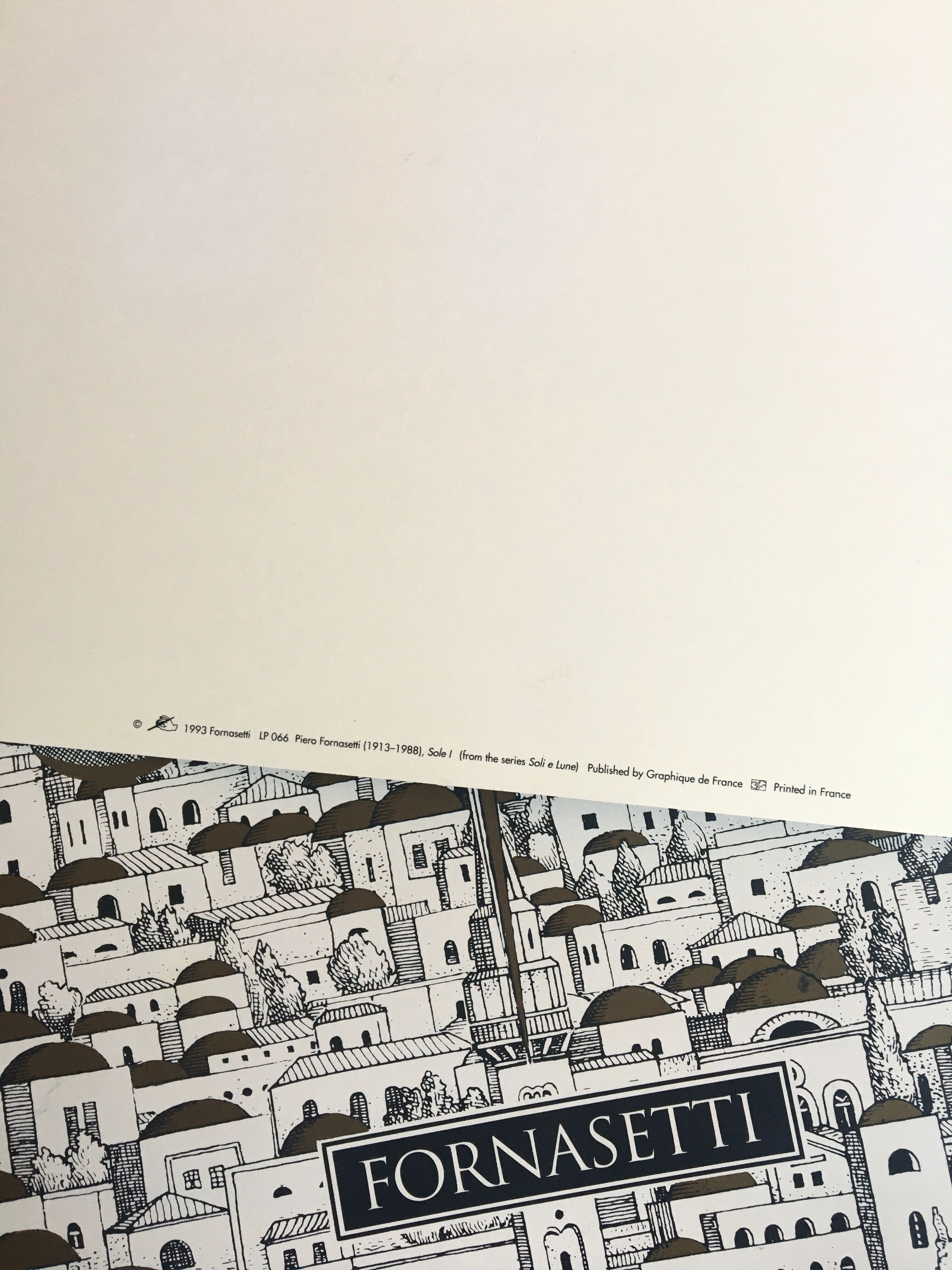 Poster Piero Fornasetti 1993 edition