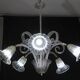 Amazing Art Decò Murano Glass Chandelier 5 Light, 1950