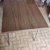 Vintage brown formica table