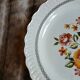 12 antique flat plates "Capri"