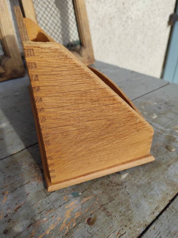 Wooden letter sorter mail box