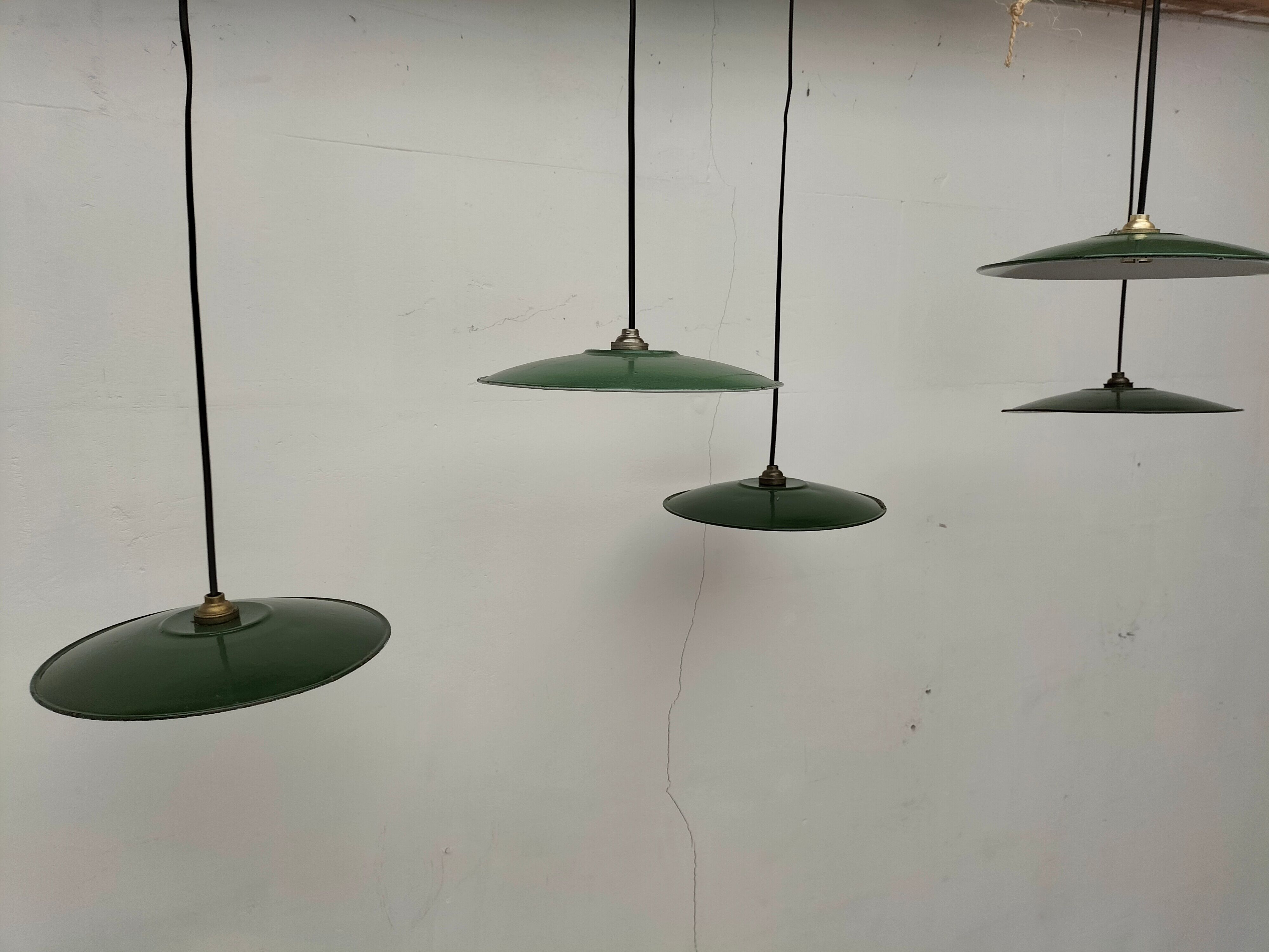 Set of antique lamps