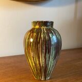 Small green ceramic vase