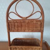 Rattan wall or table shelf