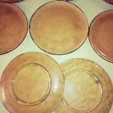 Batch of 8 ceramic dessert plates